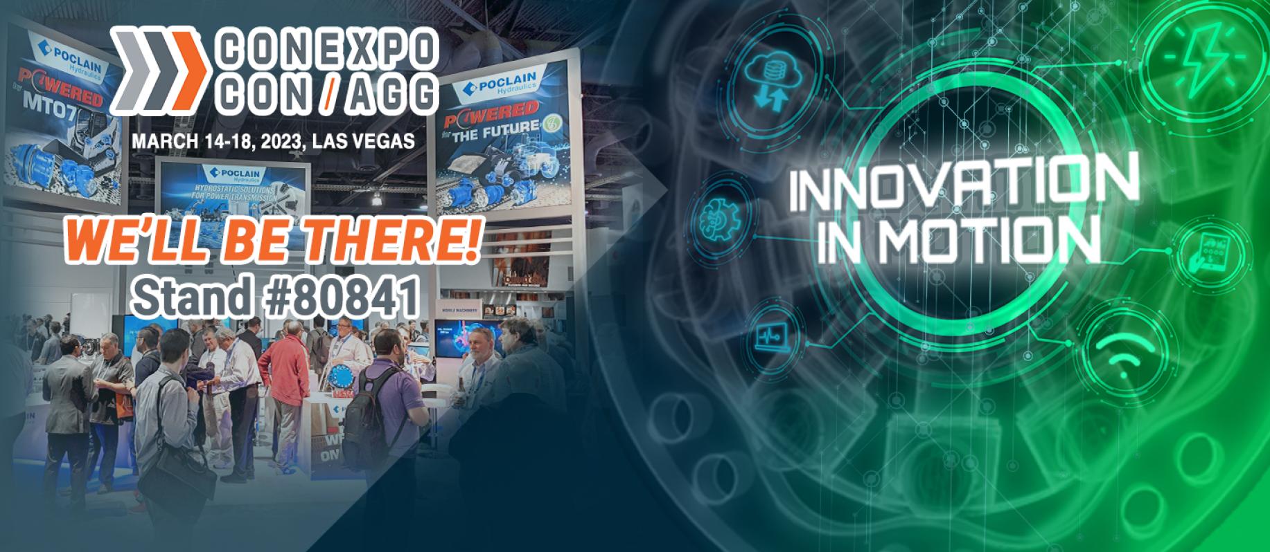 Poclain at Conexpo 2023